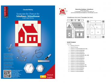 DOWNLOAD Schablonen-Set "Schulhaus" (PDF)